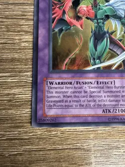 Elemental Hero Flame Wingman TLM-EN035 Unlimited Near Mint NM UTR - Image 5