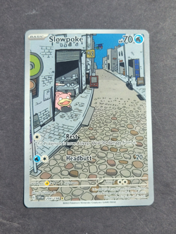 Pokemon SLOWPOKE 204/198 - SCARLET & VIOLET BASE SET ILLUSTRATION RARE- NM/MINT - Image 1