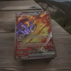 Pokemon TCG Moltres EX Team Rockets Card 229/182 Sir Destined Rivals - NM - Image 2