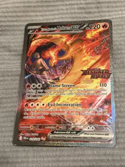 Pokemon TCG Team Rockets Moltres EX Destined Rivals Card 229/182 Stamped - Image 1
