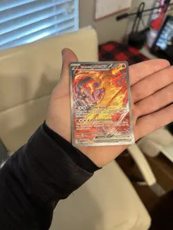 Pokemon TCG Moltres EX Team Rockets Card 229/182 Sir Destined Rivals - NM - Image 2