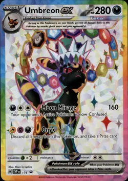 Umbreon ex - 176 Holo Promo SV: Scarlet & Violet Promo Cards SVP 176 NM - Image 1