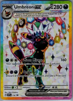 Umbreon ex - 176 Promo Holo SV: Scarlet & Violet Promo Cards SVP 176 NM - Image 1