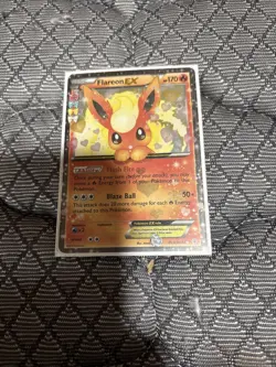 Pokemon TCG Generations Flareon EX Holo Rare Card RC6/RC32 Radiant Collection - Image 1