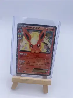 Pokemon TCG Flareon EX Holo Rare Card RC6/RC32 Generations Radiant Collection - Image 1