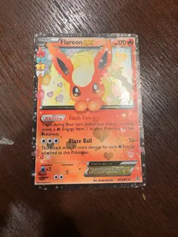 Pokemon TCG Flareon EX Holo Rare Card RC6/RC32 Generations Radiant Collection - Image 1