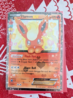 Pokemon TCG Flareon EX Holo Rare Card RC6/RC32 Generations Radiant Collection - Image 5