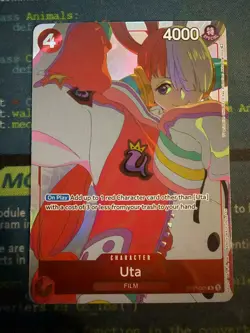 One Piece 2023 Gift Collection Promotion Card OP-PR Uta OP01-005 - Image 1