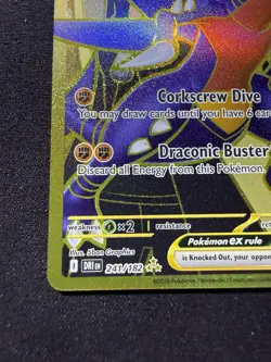 Pokemon TCG Destined Rivals Cynthia's Garchomp EX 241/182 Secret Rare - Image 4