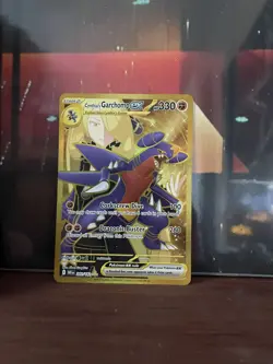 Pokemon TCG Destined Rivals Cynthia's Garchomp EX 241/182 Secret Rare Card - Image 1