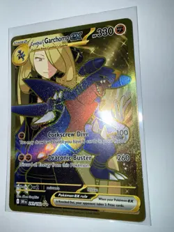 Pokemon TCG Destined Rivals Cynthia's Garchomp EX 241/182 Secret Rare Card - Image 2