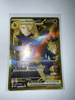 Pokemon TCG Destined Rivals Cynthia's Garchomp EX 241/182 Secret Rare Card - Image 5