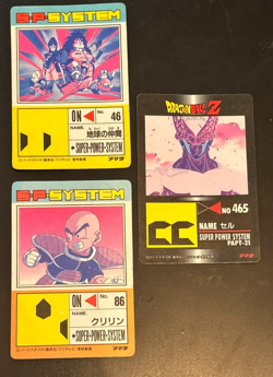 Dragon Ball Z PP Card Cell Krillin Master Roshi Amada Japan Vintage Rare - Image 2