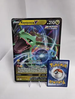 NM Crown Zenith Jumbo Card Rayquaza V 100/159 Pokemon TCG Promo Cards (Lot of 5) - Image 1