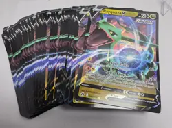 NM Crown Zenith Jumbo Card Rayquaza V 100/159 Pokemon TCG Promo Cards (Lot of 5) - Image 2