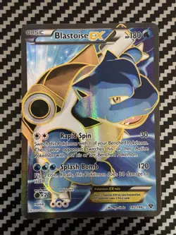 Pokemon Blastoise EX 142/146 Full Art Holo Ultra Rare Card XY Base Set Lp+ - Image 1