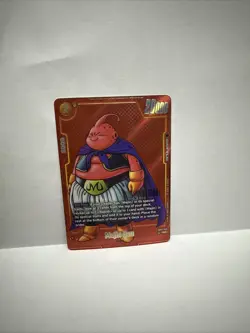 Majin Buu SB01-033 Gold Alternate Art Dragon Ball Manga Booster Card Fusion Worl - Image 1