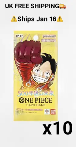 OP-07 ONE PIECE Card Game 500 Years Later booster pack 10p JP - Image 1
