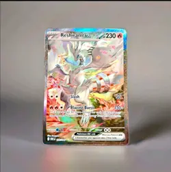 Pokemon TCG Reshiram EX SV White Flare Card 166/086 NM Condition - Image 1