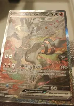Pokemon TCG Reshiram EX SV White Flare Card 166/086 NM Condition - Image 4