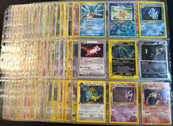 Lot of 180 ALL HOLO Vintage Pokemon Card Binder Collection - Image 1