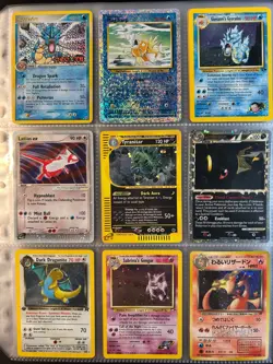 Lot of 180 ALL HOLO Vintage Pokemon Card Binder Collection - Image 2