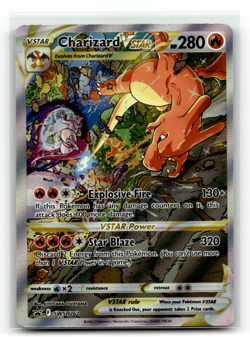 Pokemon TCG Charizard VSTAR SWSH262 Holo Black Star Promo Card NM/M - Image 1
