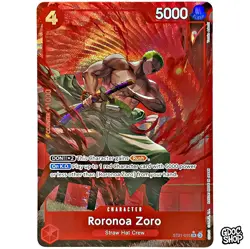 One Piece Card Game Roronoa Zoro ST21-015 Starter Deck: EX Gear 5 English - Image 1