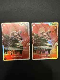 2xRoronoa Zoro [Foil] ST21-015 ONE PIECE Starter Deck EX: Gear 5 Foil - Image 1