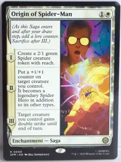 Origin of Spider-Man [New, Near Mint] Rare {Spider-man MTG} - Image 1