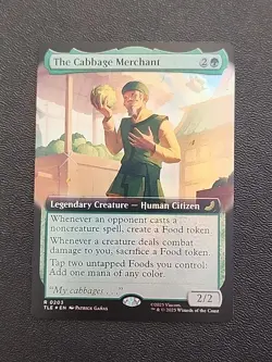 The Cabbage Merchant (Extended Art Foil) MTG Avatar Last Airbender Eternal 203 - Image 1