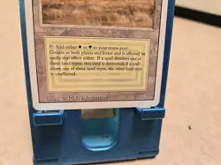 Magic the Gathering: MTG: Revised: Savannah Dual Land Has some wear! - Image 3