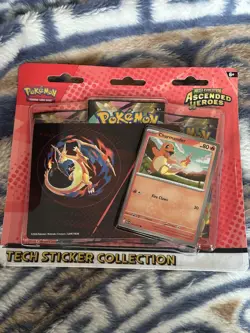 Pokemon Ascended Heroes - Charmander Tech Sticker Brand New and Sealed - Image 1