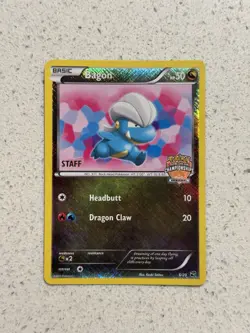 Bagon 6/20 STAFF Regional Championships Promo Crosshatch Holo LP - Image 1