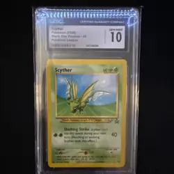 Pokemon TCG Scyther Black Star Promo #45 Pokemon League CGC 10 - Image 1