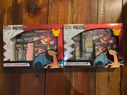 Pokemon TCG Celebrations Collection Lance's Charizard V Box Factory Sealed QTY 2 820650101625 - Image 1