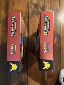 Pokemon TCG Celebrations Collection Lance's Charizard V Box Factory Sealed QTY 2 820650101625 - Image 2
