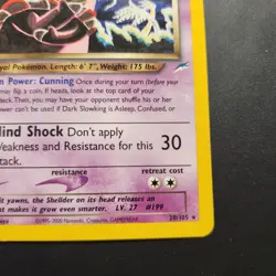 2000 Dark Slowking 20/105 - Neo Destiny Non-Holo Regular Rare - Pokemon TCG - NM - Image 3