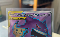 GENGAR & MIMIKYU GX 164 TAG TEAM POKEMON FULL ART TEAM UP 164/181 Ultra Rare - Image 2
