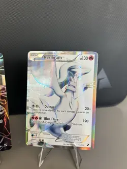 Pokemon TCG Reshiram 113/114 Zekrom 114/114 Black And White Holo Rare NM - Image 5