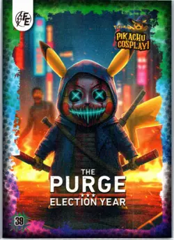 The Purge Election Year #39 - Galaxy Holo - Electric Pikachu Cosplay - Pokemon - Image 1