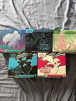 5 Opened Pokemon ETB’s -ACCESSORIES ONLY- PLEASE READ DESCRIPTION!!!!! - Image 1