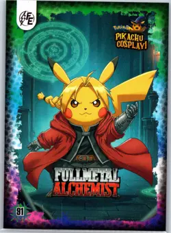 Fullmetal Alchemist #91 - Galaxy Holo - Electric Pikachu Cosplay - Pokemon - Image 1