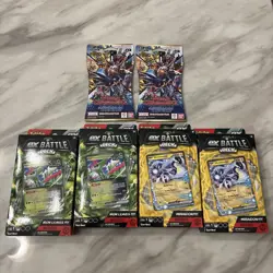 POKEMON 2X IRON LEAVES 2X MIRAIDON EX BATTLE DECK& Digimon LOT FACTORY SEALED - Image 1