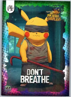 Don't Breathe (Pikachu) #144 - Galaxy Holo - Electric Pikachu Cosplay - Pokemon - Image 1