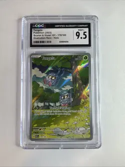 Pokemon Tangela 178/165 Sv: Scarlet & Violet 151 Holo illustration Rare CGC 9.5 - Image 1