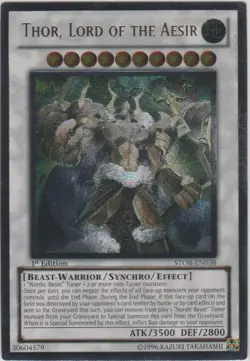Thor, Lord of the Aesir - STOR-EN038 - Ultimate Rare - Unlimited Edition x1 - Li - Image 1