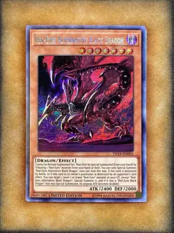 Yugioh Red-Eyes Alternative Black Dragon TN19-EN005 Secret Rare NM - Image 1