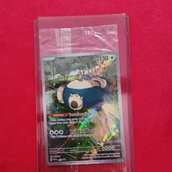 Snorlax Illustration Promo Sealed Pokemon 151 Pokemon Center Stamped 051 - Image 1