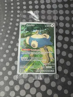 Snorlax Illustration Promo Sealed Pokemon 151 Pokemon Center Stamped 051 - Image 1